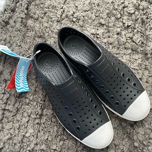 Black/White Native Water-shoes — NEVER WORN